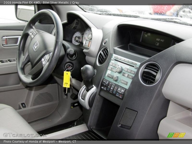 Billet Silver Metallic / Gray 2009 Honda Pilot EX 4WD
