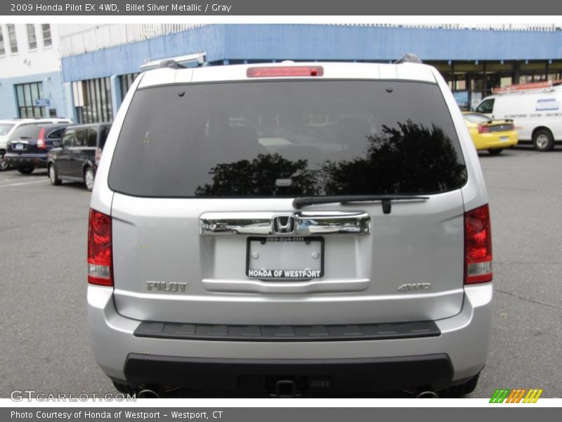 Billet Silver Metallic / Gray 2009 Honda Pilot EX 4WD