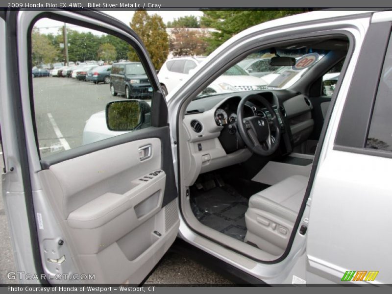 Billet Silver Metallic / Gray 2009 Honda Pilot EX 4WD