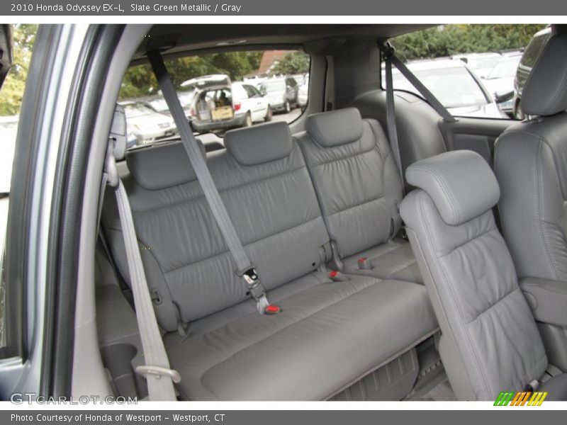 Slate Green Metallic / Gray 2010 Honda Odyssey EX-L