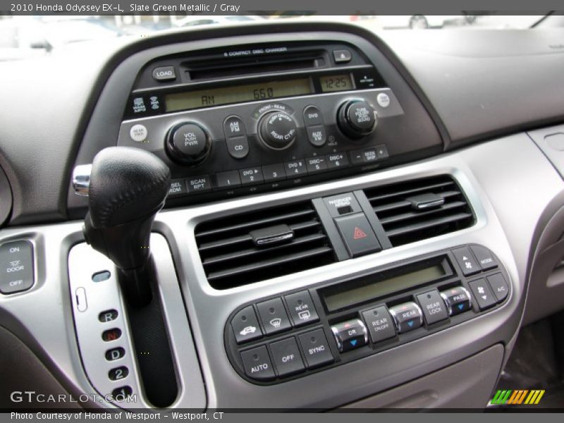 Slate Green Metallic / Gray 2010 Honda Odyssey EX-L