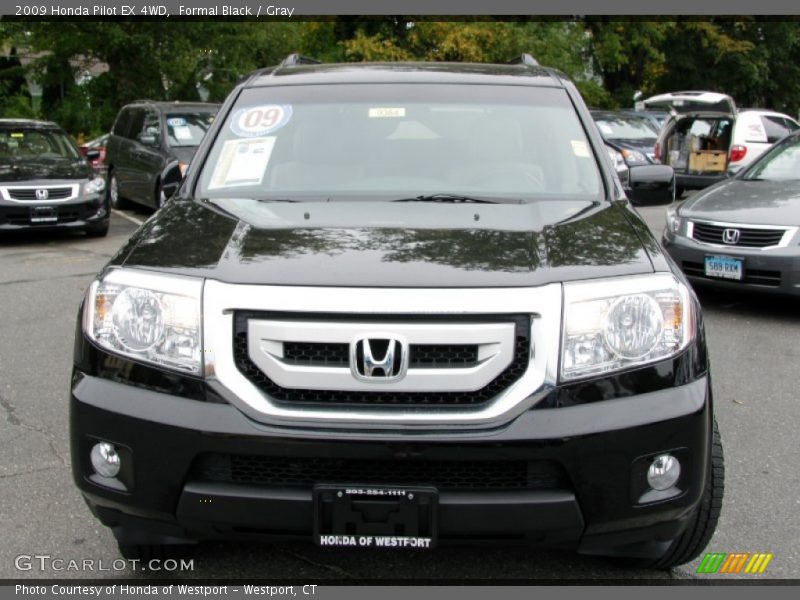 Formal Black / Gray 2009 Honda Pilot EX 4WD