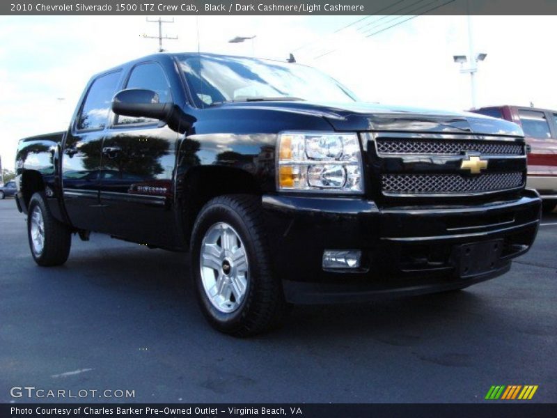 Black / Dark Cashmere/Light Cashmere 2010 Chevrolet Silverado 1500 LTZ Crew Cab