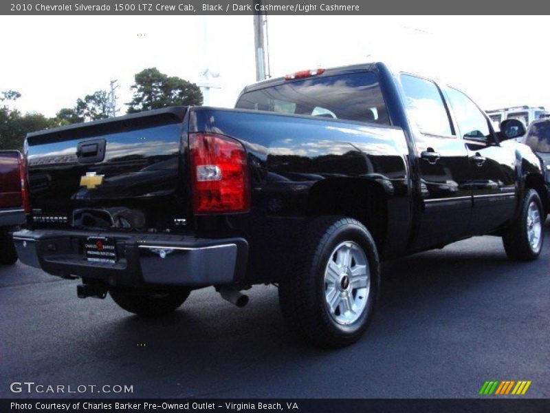 Black / Dark Cashmere/Light Cashmere 2010 Chevrolet Silverado 1500 LTZ Crew Cab