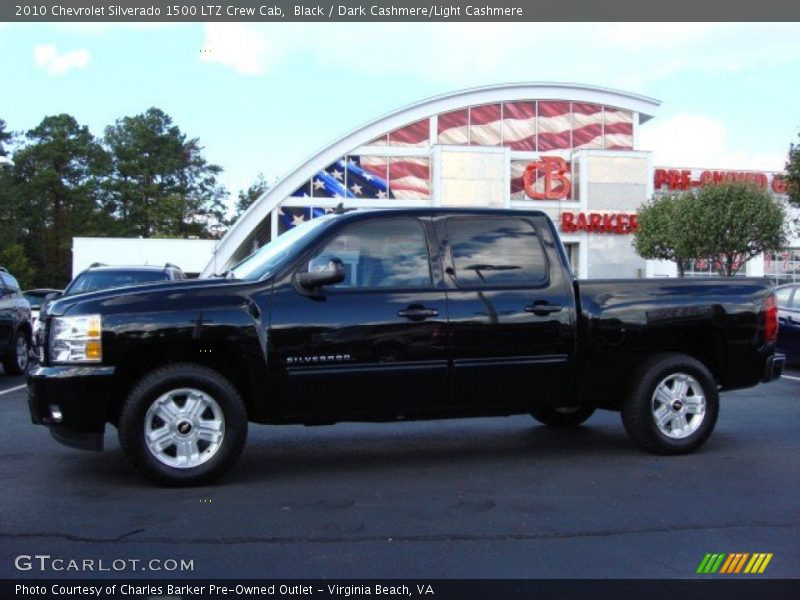 Black / Dark Cashmere/Light Cashmere 2010 Chevrolet Silverado 1500 LTZ Crew Cab