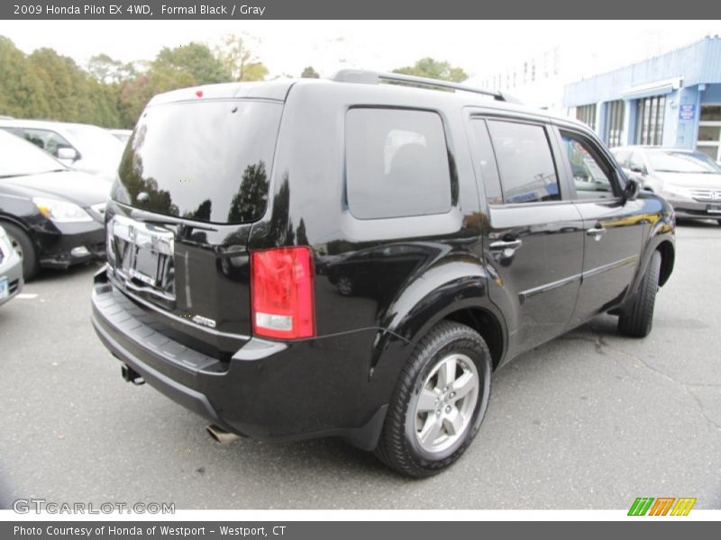 Formal Black / Gray 2009 Honda Pilot EX 4WD