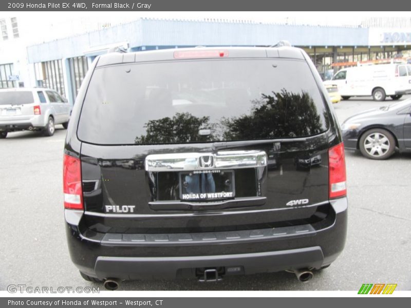 Formal Black / Gray 2009 Honda Pilot EX 4WD