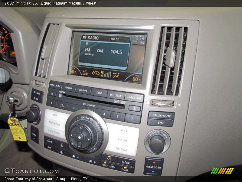 Liquid Platinum Metallic / Wheat 2007 Infiniti FX 35