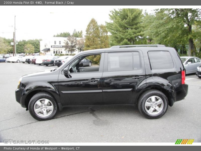 Formal Black / Gray 2009 Honda Pilot EX 4WD