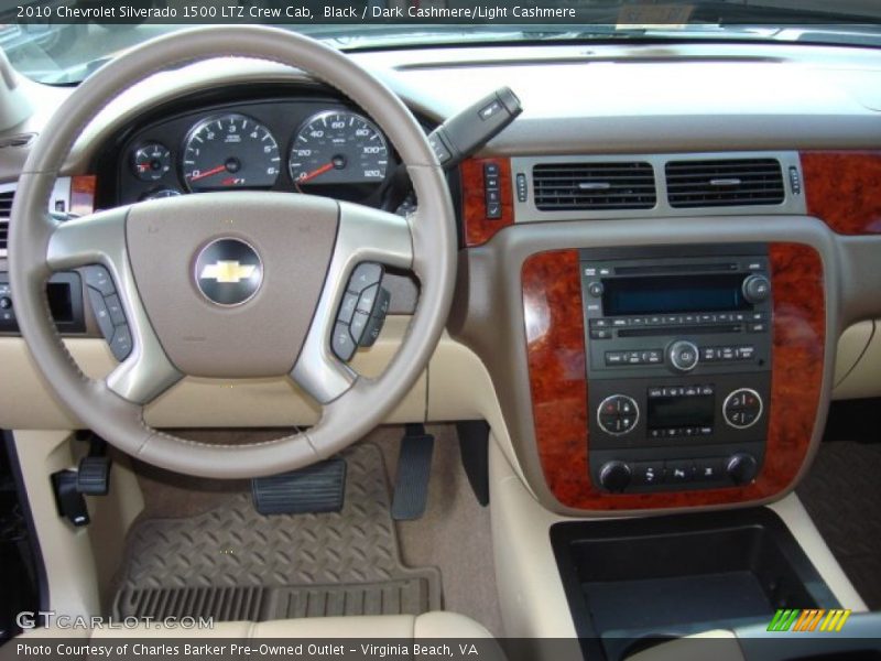 Black / Dark Cashmere/Light Cashmere 2010 Chevrolet Silverado 1500 LTZ Crew Cab