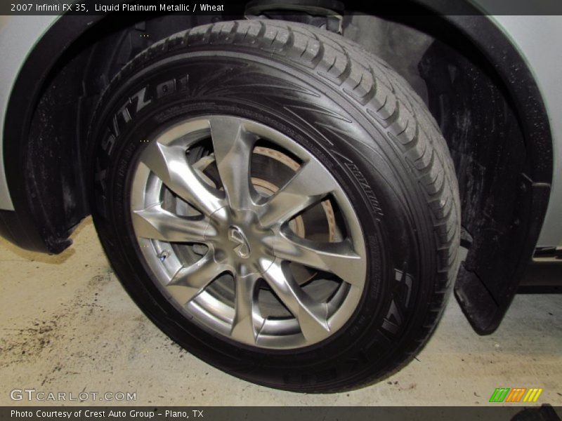 Liquid Platinum Metallic / Wheat 2007 Infiniti FX 35