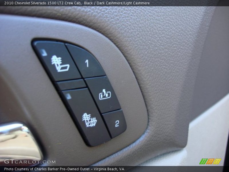 Black / Dark Cashmere/Light Cashmere 2010 Chevrolet Silverado 1500 LTZ Crew Cab