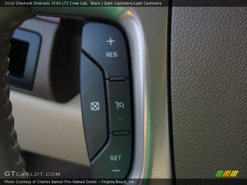 Black / Dark Cashmere/Light Cashmere 2010 Chevrolet Silverado 1500 LTZ Crew Cab