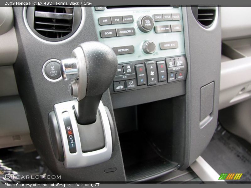 Formal Black / Gray 2009 Honda Pilot EX 4WD