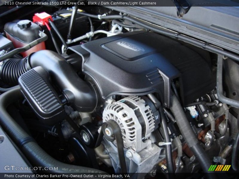Black / Dark Cashmere/Light Cashmere 2010 Chevrolet Silverado 1500 LTZ Crew Cab