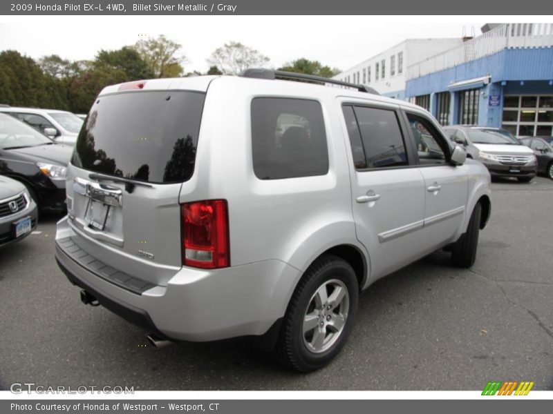 Billet Silver Metallic / Gray 2009 Honda Pilot EX-L 4WD
