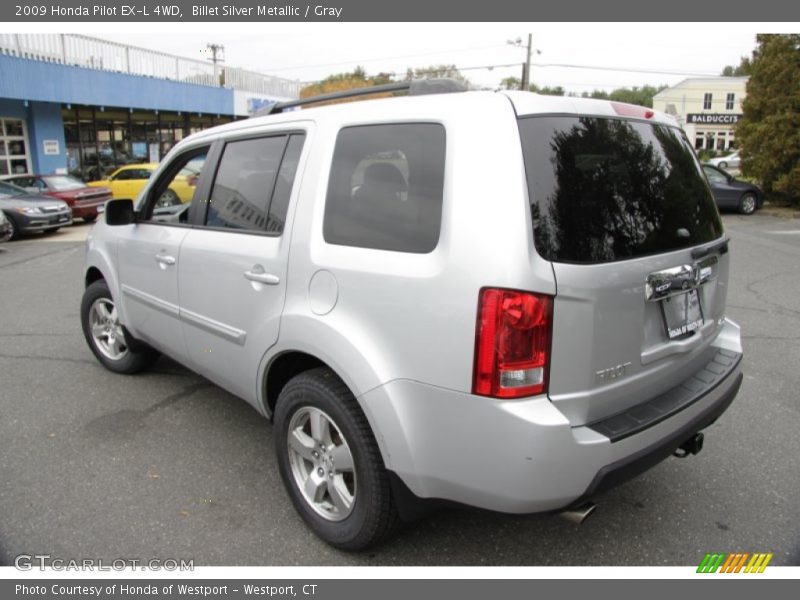 Billet Silver Metallic / Gray 2009 Honda Pilot EX-L 4WD