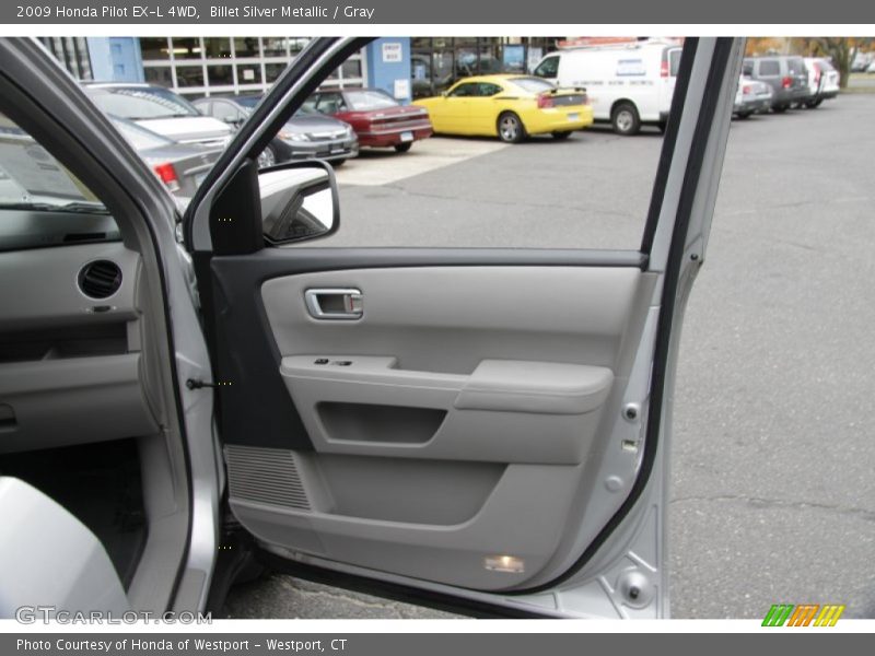 Billet Silver Metallic / Gray 2009 Honda Pilot EX-L 4WD