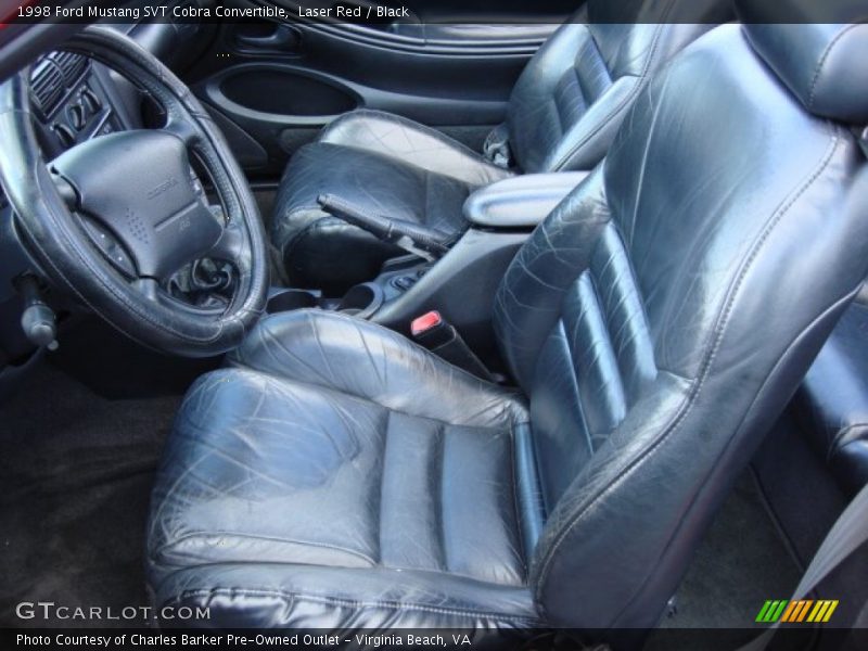  1998 Mustang SVT Cobra Convertible Black Interior