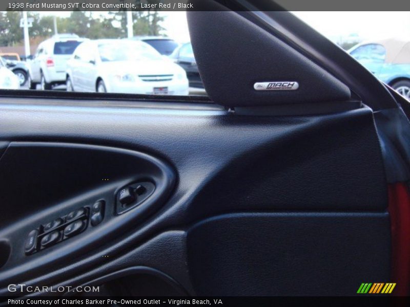 Laser Red / Black 1998 Ford Mustang SVT Cobra Convertible