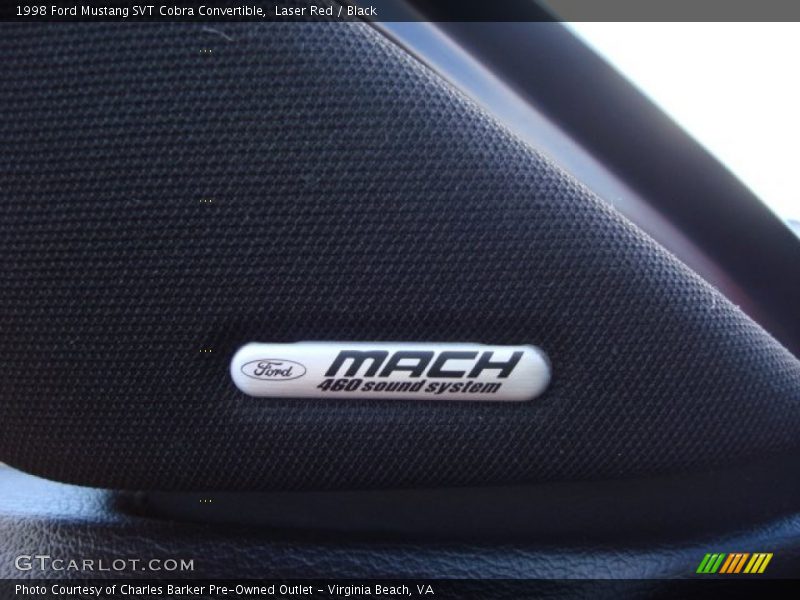 Audio System of 1998 Mustang SVT Cobra Convertible
