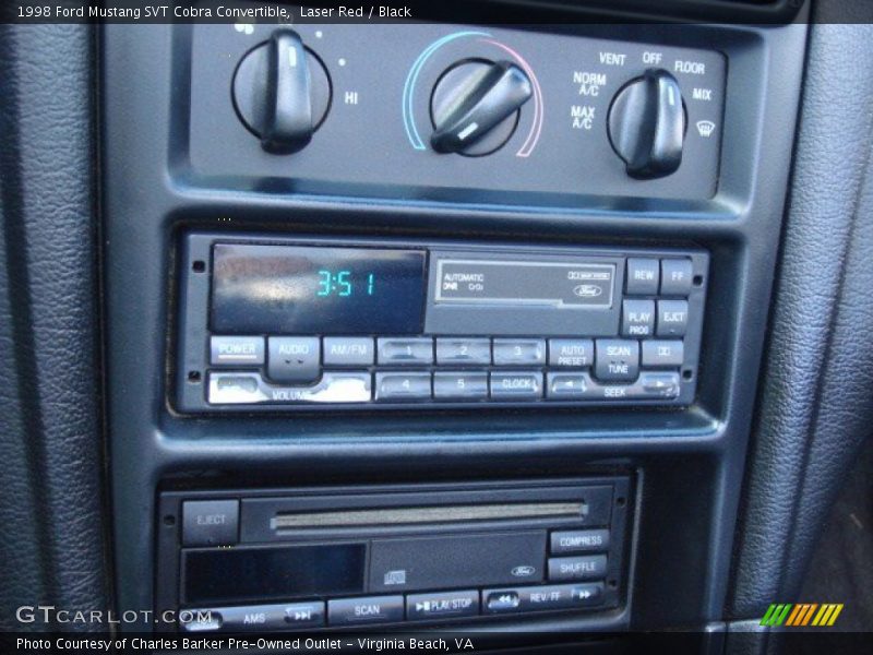 Audio System of 1998 Mustang SVT Cobra Convertible