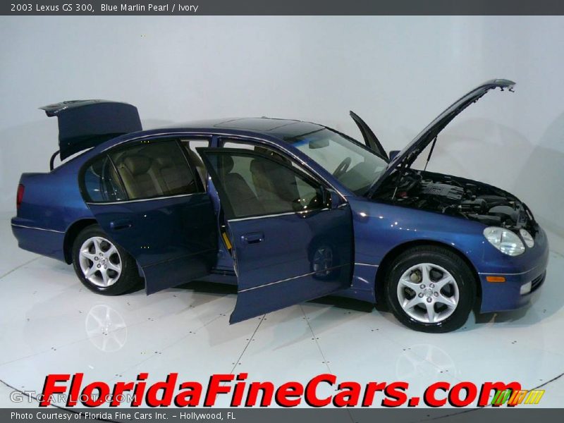 Blue Marlin Pearl / Ivory 2003 Lexus GS 300
