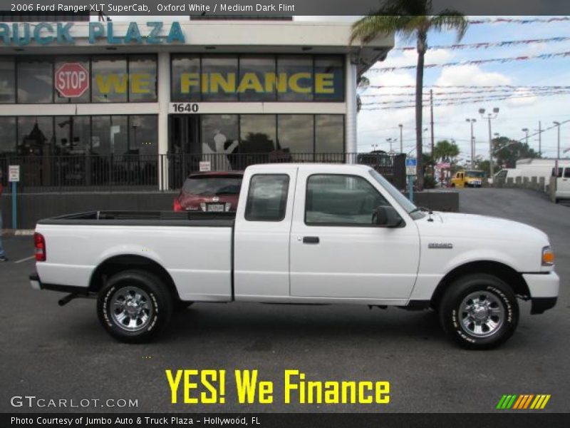 Oxford White / Medium Dark Flint 2006 Ford Ranger XLT SuperCab