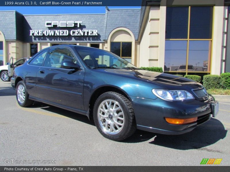 Cardiff Blue-Green Pearl / Parchment 1999 Acura CL 3.0