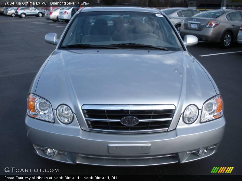 Diamond Silver / Gray 2004 Kia Optima EX V6