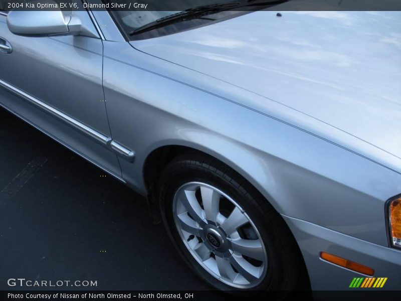 Diamond Silver / Gray 2004 Kia Optima EX V6