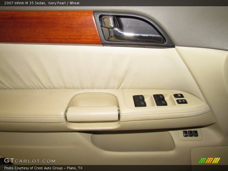 Ivory Pearl / Wheat 2007 Infiniti M 35 Sedan