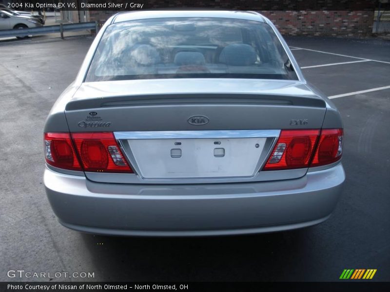 Diamond Silver / Gray 2004 Kia Optima EX V6