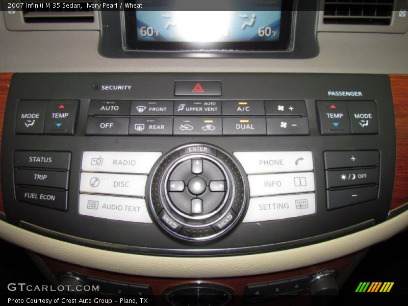 Ivory Pearl / Wheat 2007 Infiniti M 35 Sedan