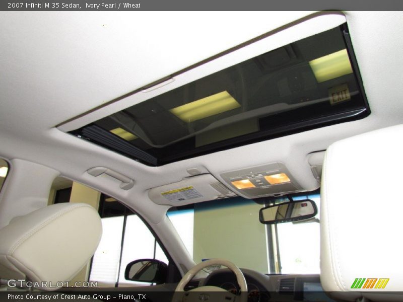 Ivory Pearl / Wheat 2007 Infiniti M 35 Sedan