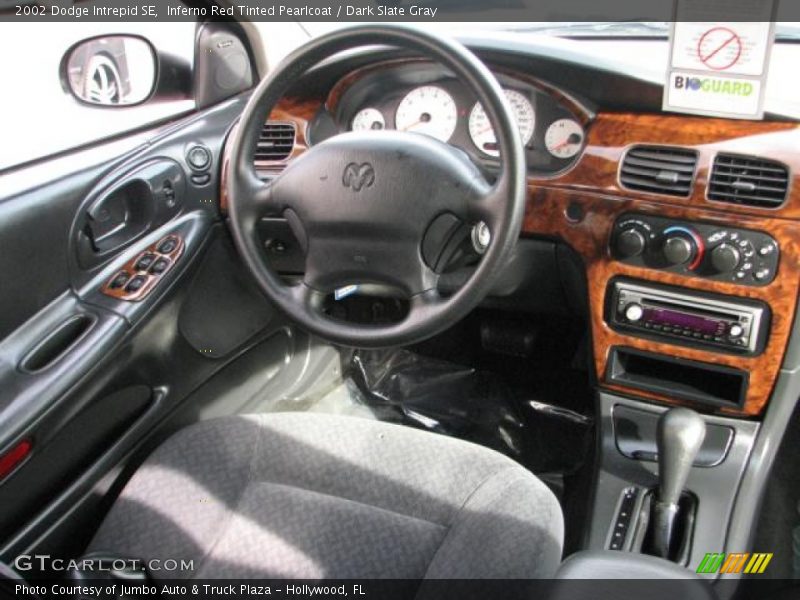 Inferno Red Tinted Pearlcoat / Dark Slate Gray 2002 Dodge Intrepid SE