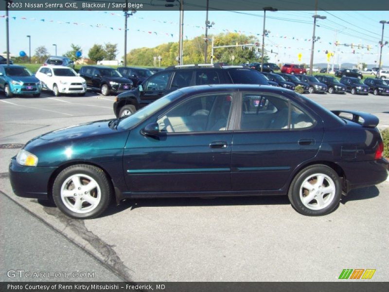 Blackout / Sand Beige 2003 Nissan Sentra GXE