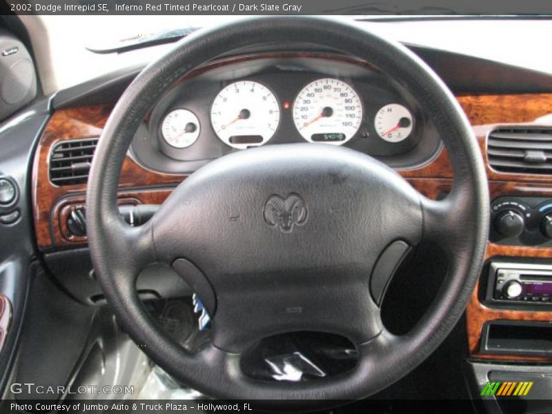 Inferno Red Tinted Pearlcoat / Dark Slate Gray 2002 Dodge Intrepid SE