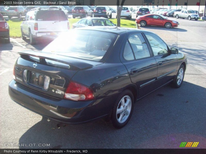 Blackout / Sand Beige 2003 Nissan Sentra GXE