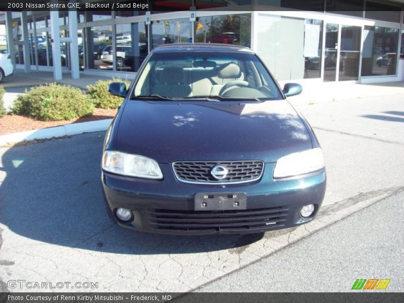 Blackout / Sand Beige 2003 Nissan Sentra GXE