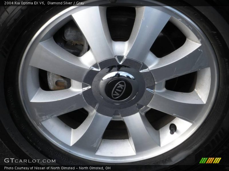 Diamond Silver / Gray 2004 Kia Optima EX V6