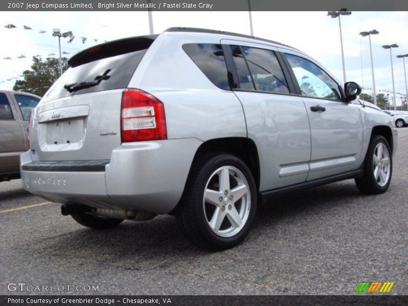 Bright Silver Metallic / Pastel Slate Gray 2007 Jeep Compass Limited