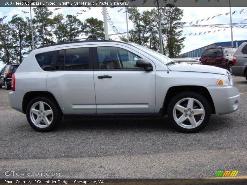 Bright Silver Metallic / Pastel Slate Gray 2007 Jeep Compass Limited