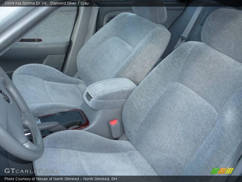 Diamond Silver / Gray 2004 Kia Optima EX V6