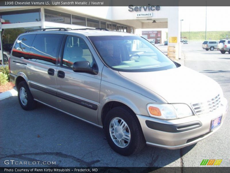 Light Sandrift Metallic / Neutral 1998 Chevrolet Venture LS