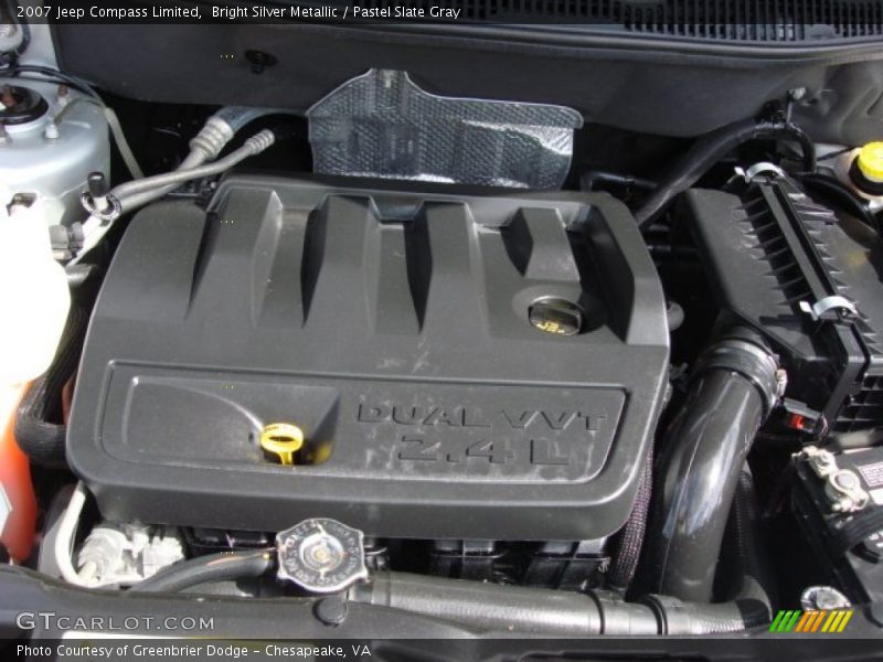 Bright Silver Metallic / Pastel Slate Gray 2007 Jeep Compass Limited