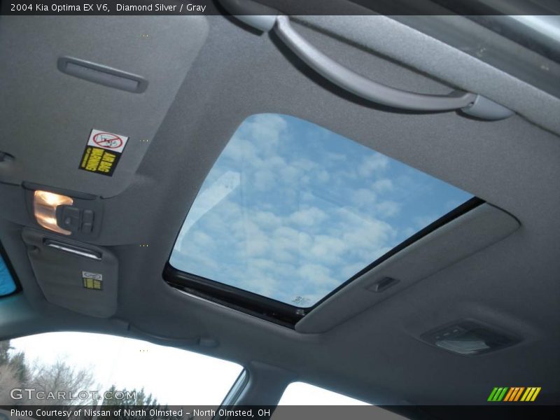 Diamond Silver / Gray 2004 Kia Optima EX V6