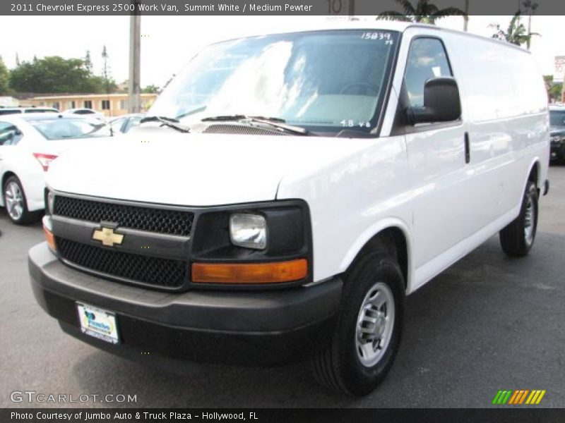 Summit White / Medium Pewter 2011 Chevrolet Express 2500 Work Van