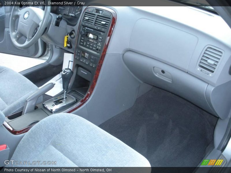 Diamond Silver / Gray 2004 Kia Optima EX V6