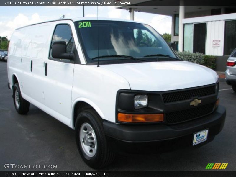 Summit White / Medium Pewter 2011 Chevrolet Express 2500 Work Van